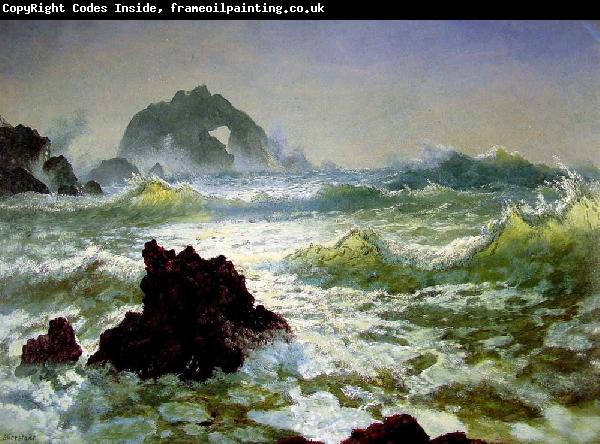 Albert Bierstadt Seal Rock, California